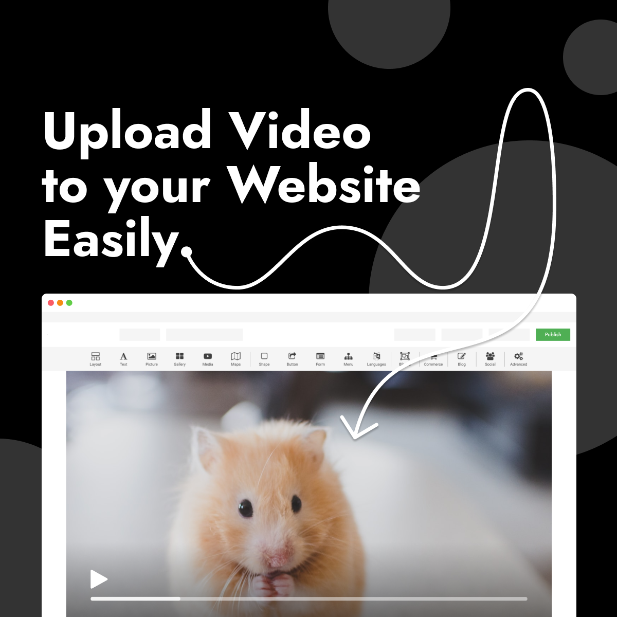 Upload video to your website easily